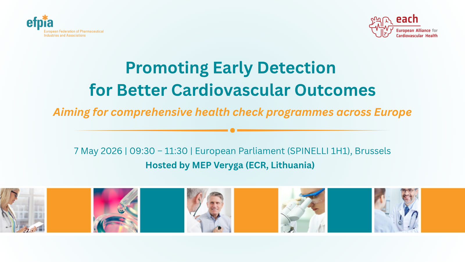 Save the date: High-level event on early detection for better cardiovascular outcomes
